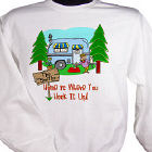 Home is Where You Hook It Up Personalized Sweatshirt